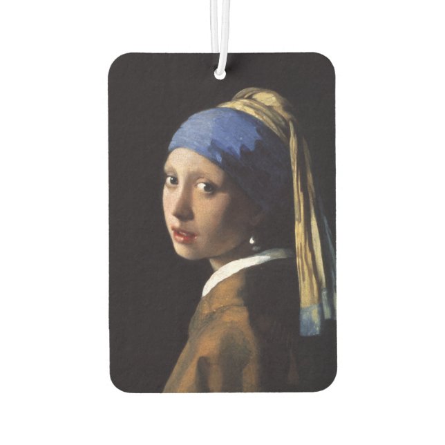 Ambientador Chica con una perla por Johannes Vermeer (Reverso)