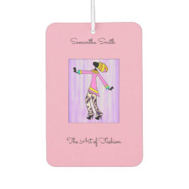 Ambientador Chica elegante y elegante de arte africano