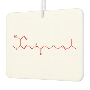 Ambientador Chili Capsaicin Fórmula Química Molecular