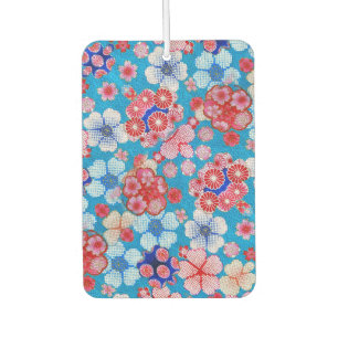 Ambientador Chirimen floral en cascada azul