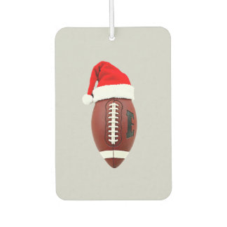 Ambientador Christmas American Football Ball Santa Hat (3)