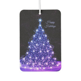 Ambientador Christmas Auto Pink Blue Tree Winter Black Rustic