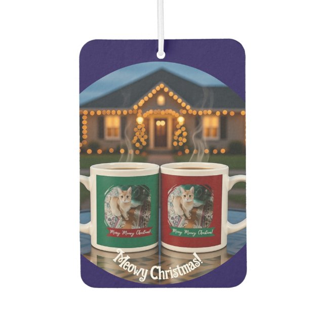 Ambientador Christmas, Best Cat Ever , Cat Photo ,  (Anverso)