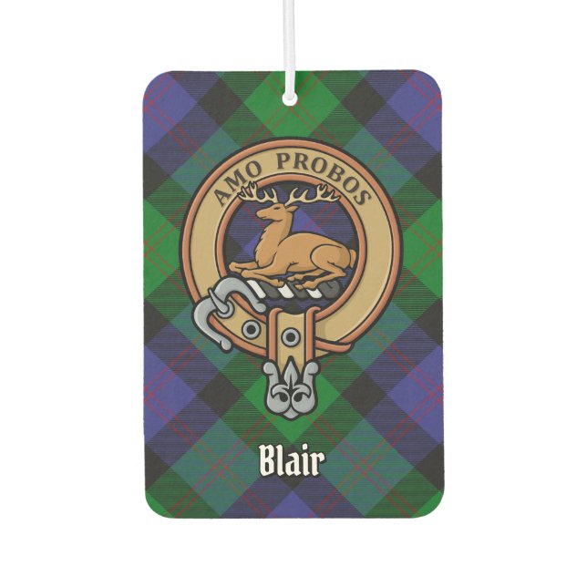 Ambientador Clan Blair Escudo Air Freshener (Anverso)