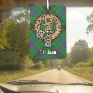 Ambientador Clan Davidson Escudo sobre Tartán