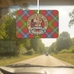 Ambientador Clan Forrester Escudo sobre Tartán