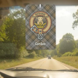 Ambientador Clan Gordon Escudo sobre el tartán erosionado