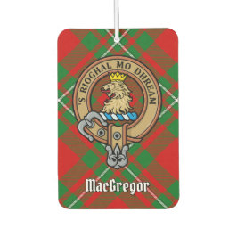 Ambientador Clan Gregor Escudo sobre Tartan Air Freshener