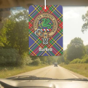 Ambientador Clan MacBeth Escudo sobre Tartán