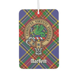 Ambientador Clan MacBeth Escudo sobre Tartán