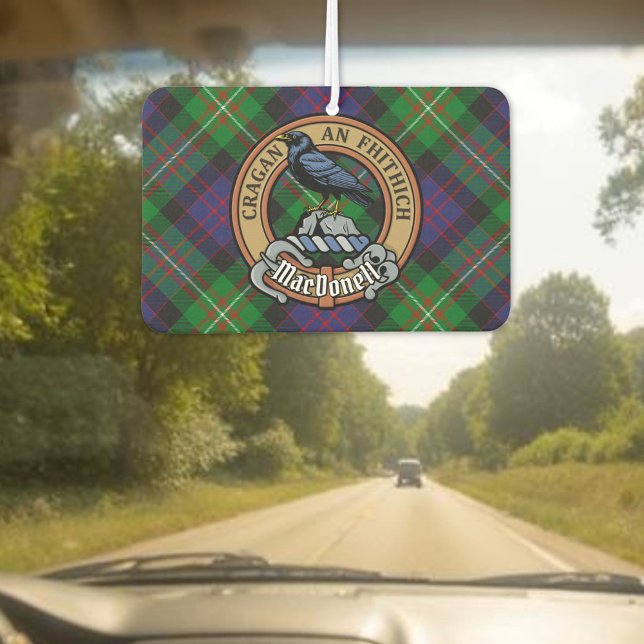 Ambientador Clan MacDonell of Glengarry Crest over Tartan (Subido por el creador)