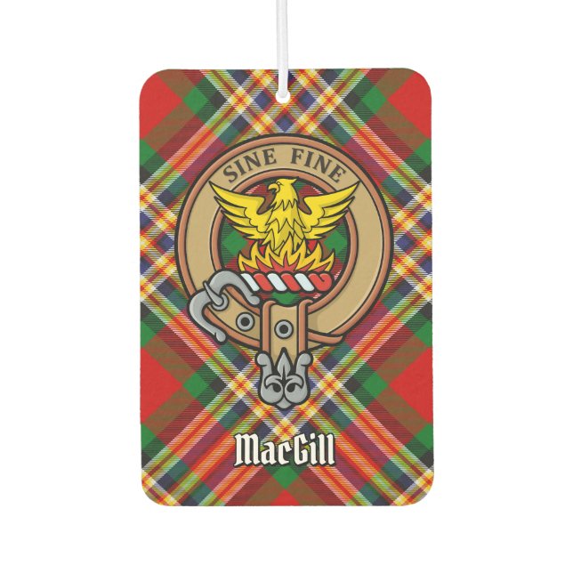Ambientador Clan MacGill Escudo por Tartan Air Freshener (Anverso)
