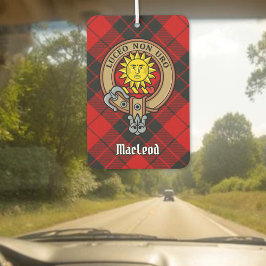 Ambientador Clan MacLeod de Raasay Escudo sobre Tartán