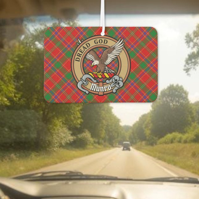 Ambientador Clan Munro Crest over Tartan (Subido por el creador)