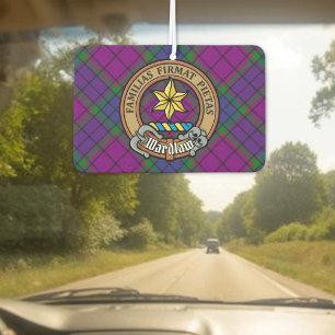 Ambientador Clan Wardlaw Escudo sobre Tartán