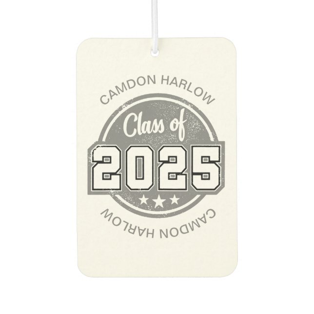 Ambientador Clase de 2025 Nombre de graduado de época (Anverso)