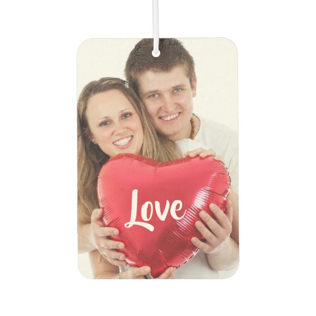 Ambientador Classic Single Custom Photo Couple Love (Anverso)