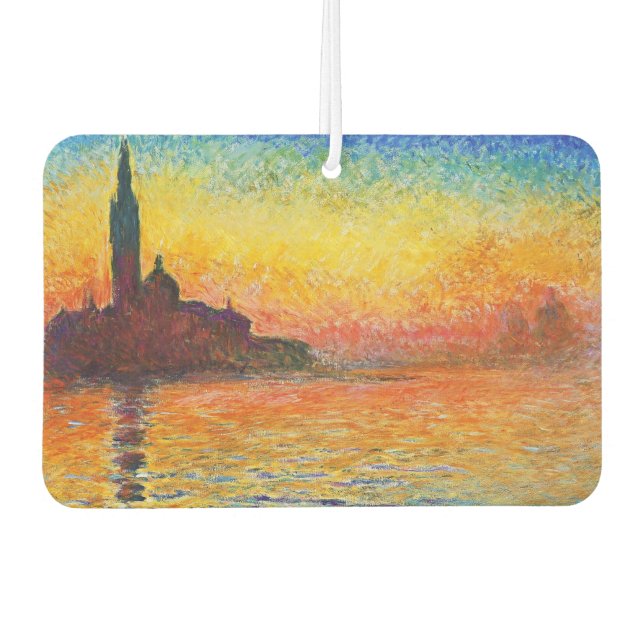 Ambientador Claude Monet Sunset En Venecia Arte Impresionante (Anverso)