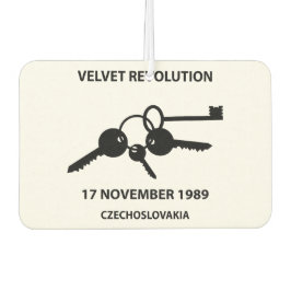Ambientador Clinking keys - velvet revolution symbol