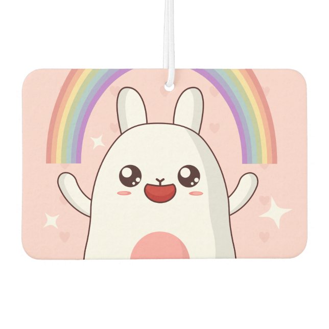 Ambientador Clísico arcoiris de Kawaii (Anverso)