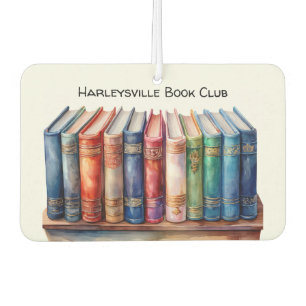 Ambientador Club de Lectura Personalizable Auto