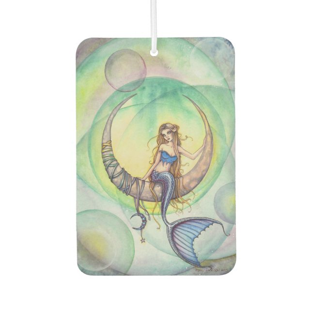 Ambientador Cobalt Moon Mermaid Fantasy Ilustracion de Arte (Anverso)
