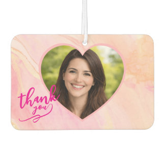 Ambientador Coche con foto de corazón personalizada