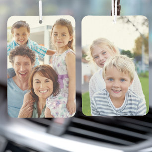 Ambientador Coche con foto personalizada a dos caras