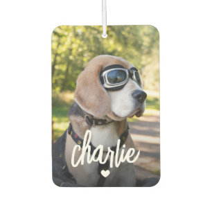 Ambientador Coche con foto personalizada de mascota