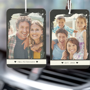 Ambientador Coche de foto personalizada a dos caras
