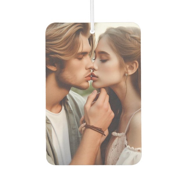 Ambientador Coche fotográfico personalizado de dos caras (Anverso)