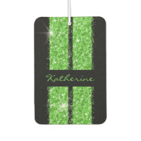 Coche personalizado de raya verde de parkle Purpur