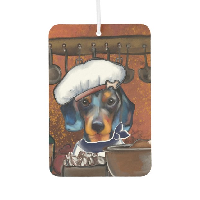 Ambientador Cocineros Dachshund (Anverso)