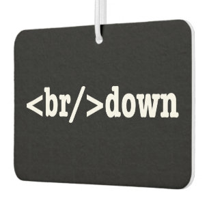 Ambientador código HTML de descomposición