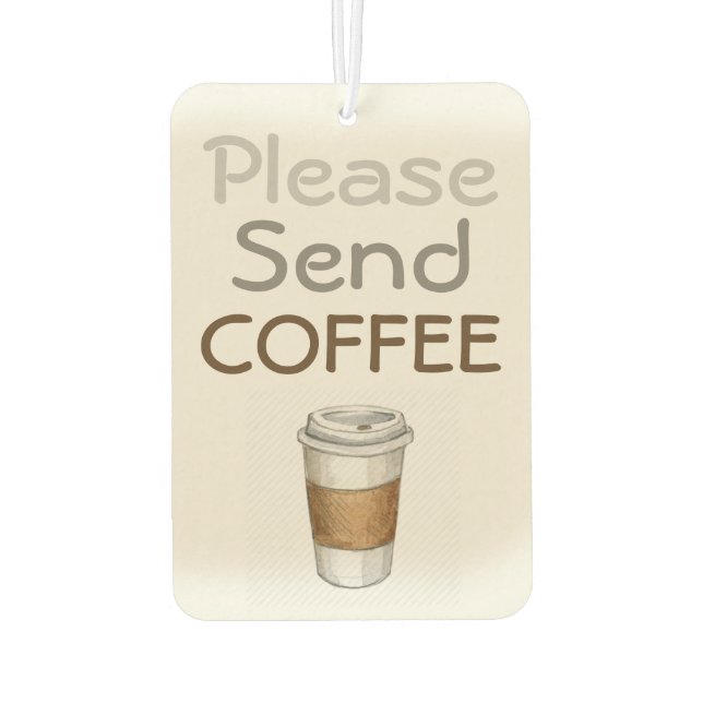 Ambientador Coffee Addict's Car Air Freshener (Reverso)