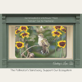 Ambientador Colibrí y Flor Silvestre "Planta Nativas"