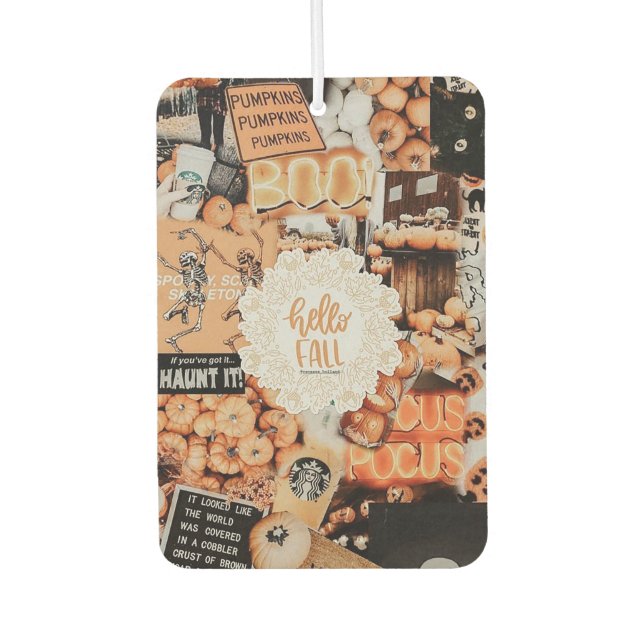 Ambientador Collage estético de otoño (Anverso)