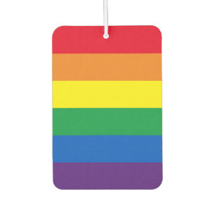 Ambientador Colores de rayas de arcoiris Lgbt Lgbtq bandera ga