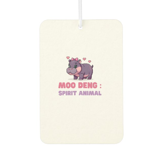Ambientador Comical MOO DENG ANIMAL ESPÍRITU Aventurero Ou (Anverso)