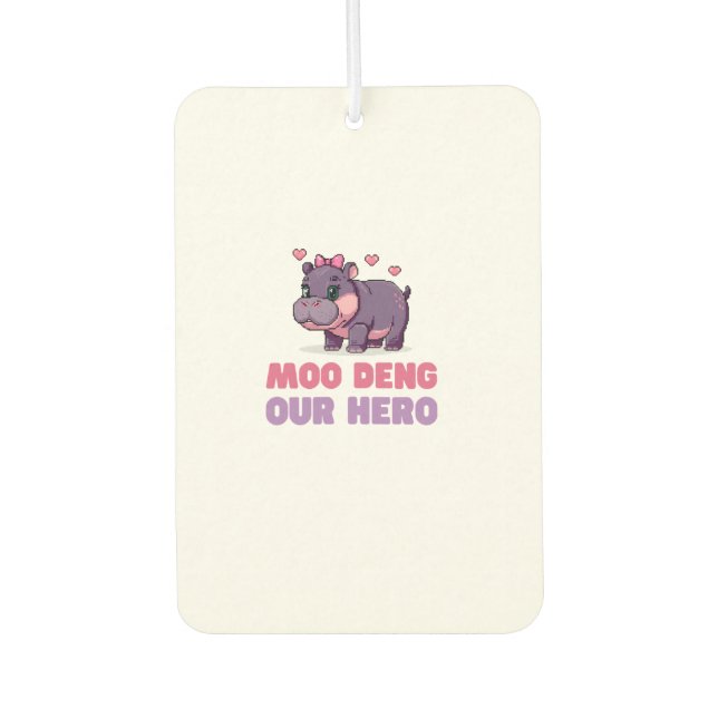 Ambientador Comical MOO DENG NUESTRO HÉROE Zoología Píxeles An (Anverso)