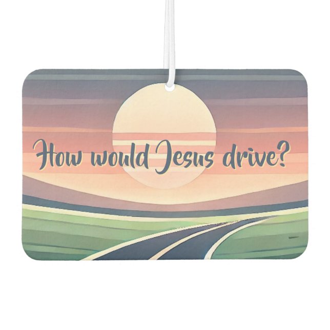 Ambientador ¿Cómo conduciría Jesús? (Anverso)