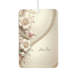 Ambientador con Adornos Florales y Perlas
