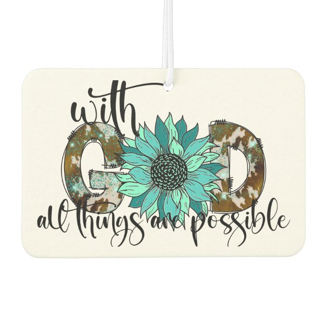 Ambientador con Dios todas las cosas son posibles (Anverso)