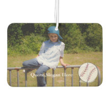 Ambientador con Foto de Béisbol para Niños con Cit
