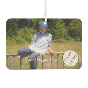Ambientador con Foto de Béisbol para Niños con Cit
