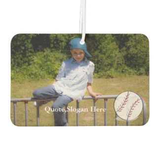 Ambientador con Foto de Béisbol para Niños con Cit