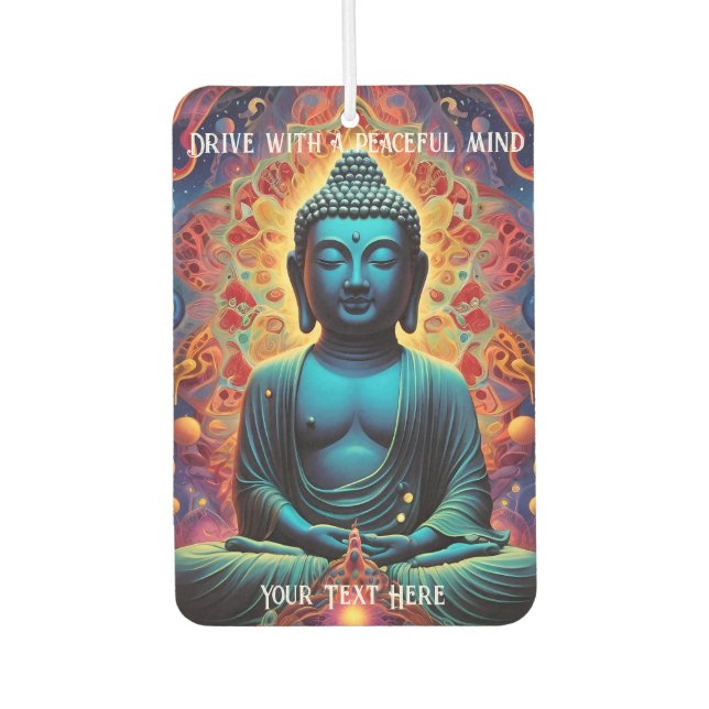 Ambientador Conducir con una mente pacífica (Anverso)