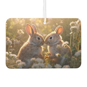 Ambientador Conejitos Adorables en Diseño de Prado de Primaver