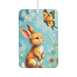 Ambientador Conejo curioso y mariposa