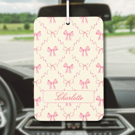Ambientador Coquette Pink Bow Air Freshener